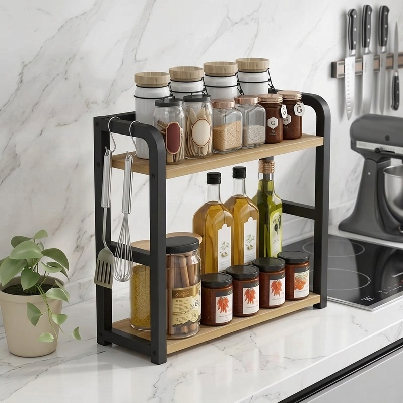 Commercial Kitchen Shelving - Estante de Cocina de 2 Niveles