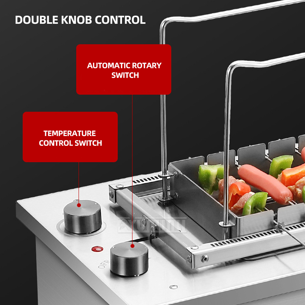 Hot Dog Roller Grill - Parrilla de rotación automática, máquina eléctrica