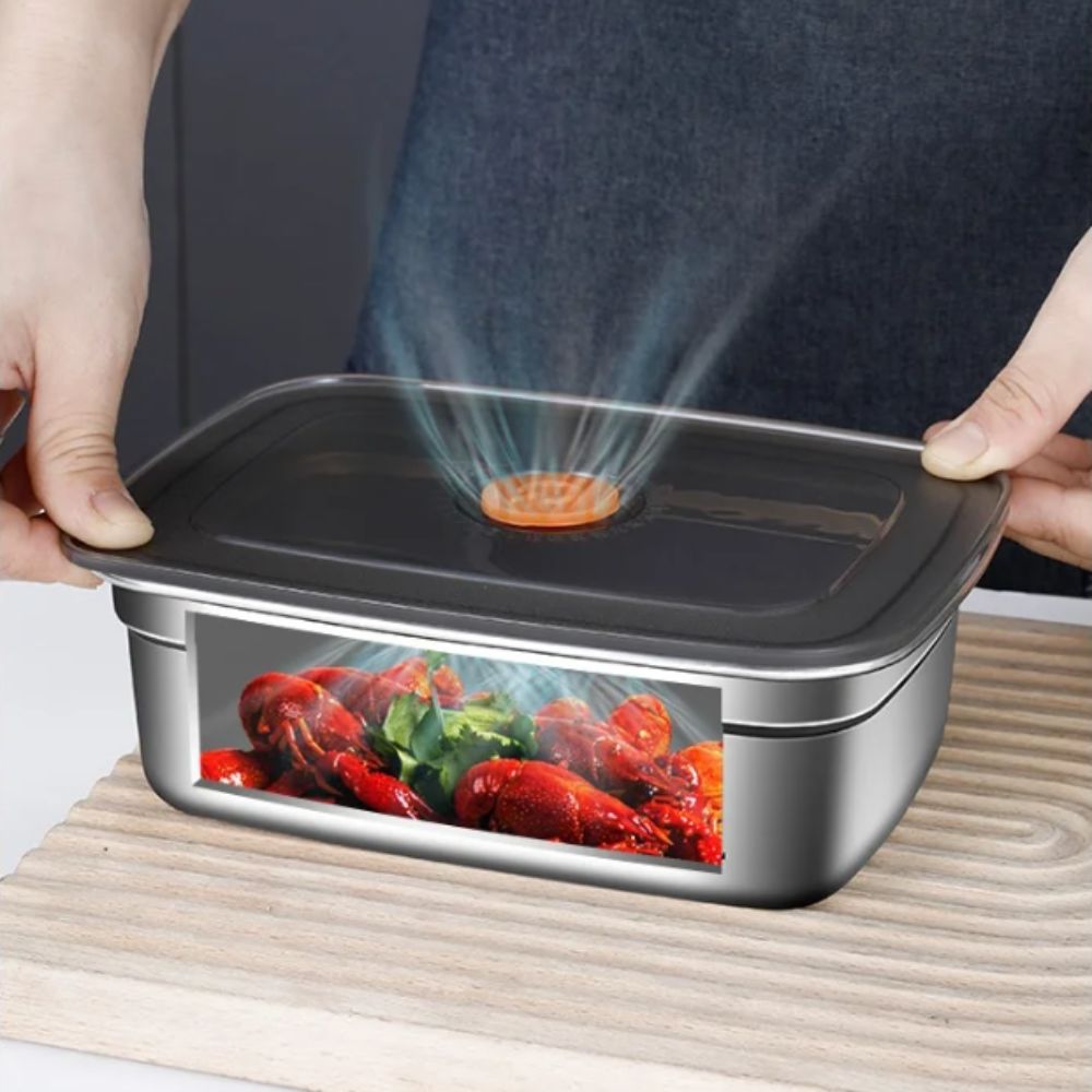 Commercial Kitchen Utensil Organizer - Caja de Conservación Portátil de Acero