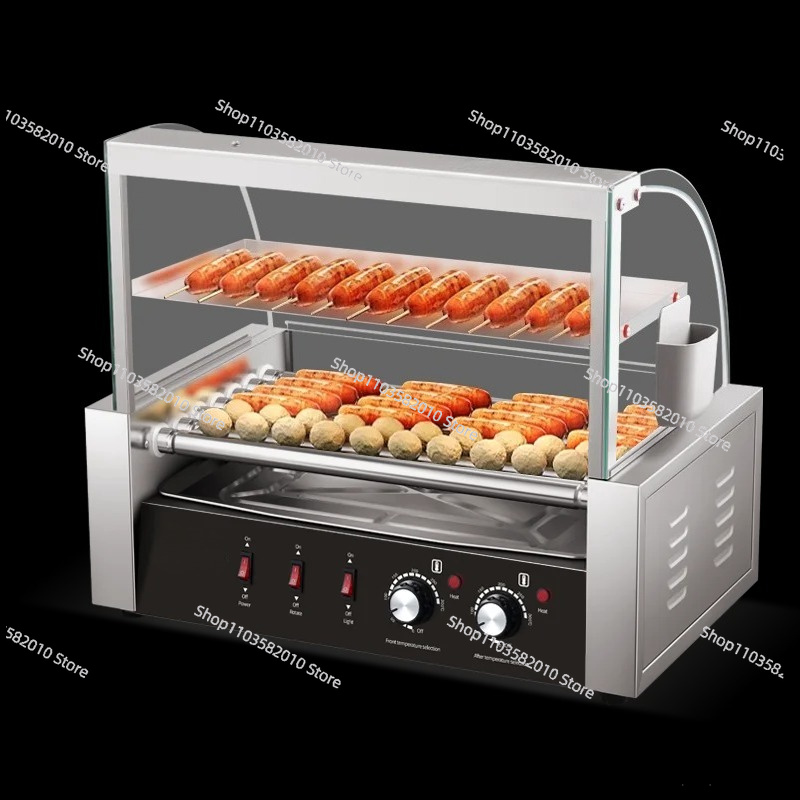 Hot Dog Roller Grill - Parrilla Comercial para Hot Dogs, Cocedor