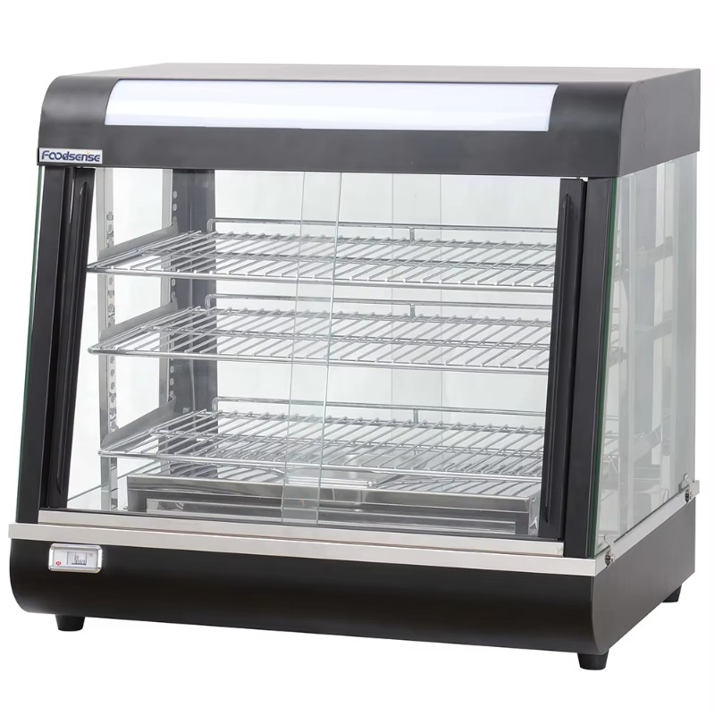 Commercial Kitchen Supplies - Vitrina Exhibidora Comercial Aislada de Acero