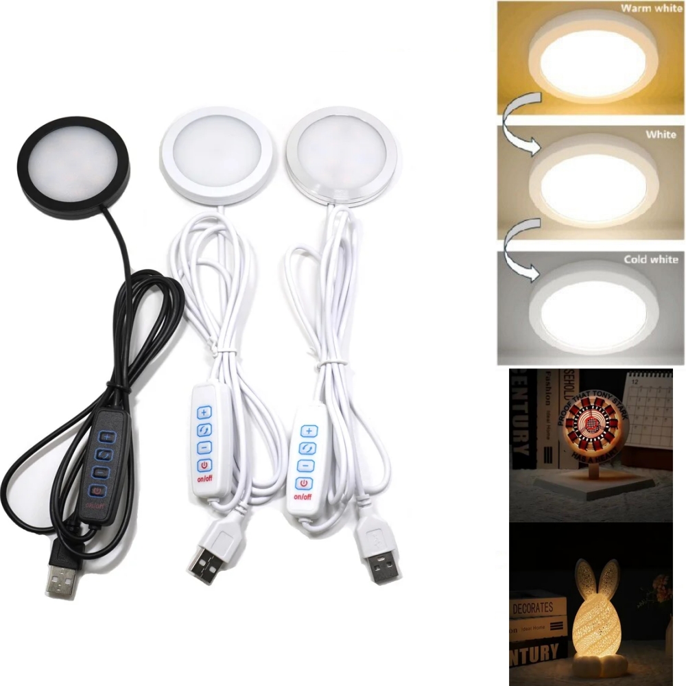 Commercial Kitchen Lights - Puck de luz USB ajustable de