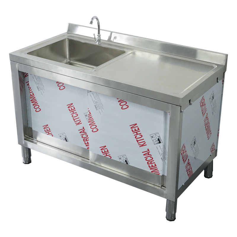 Commercial Kitchen Dishwasher - Gabinete de fregadero de acero inoxidable