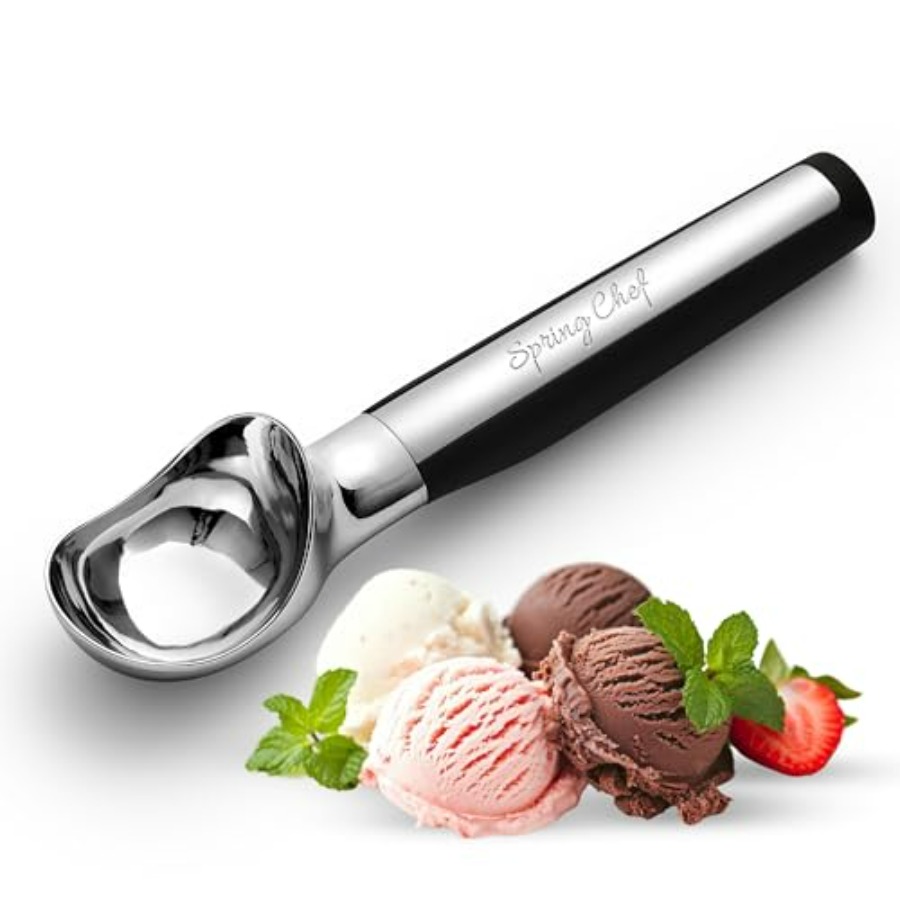 Commercial Kitchen Dishwasher - Cuchara para Helado de Metal Resistente,