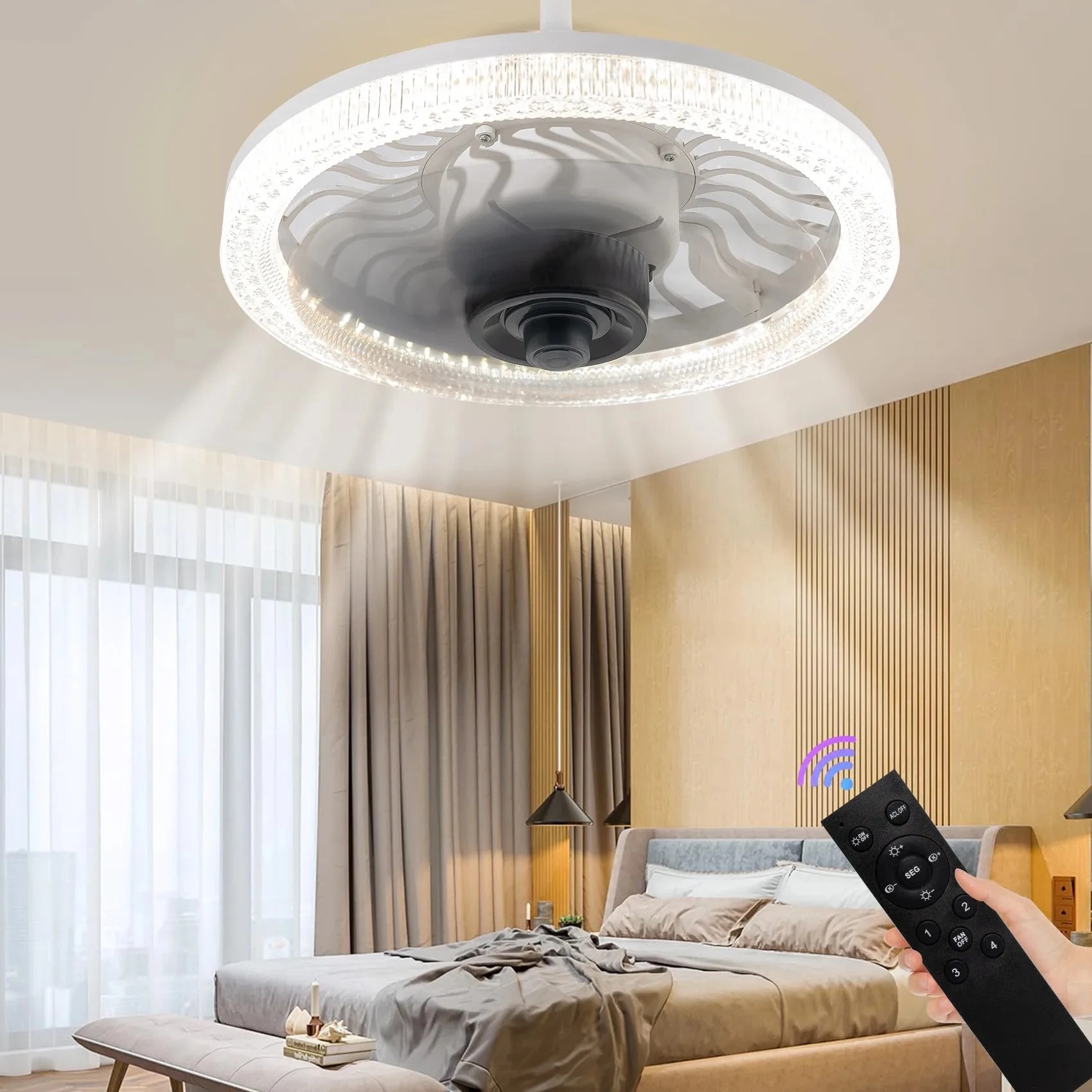 Commercial Kitchen Lights - Luz LED inteligente para ventilador de