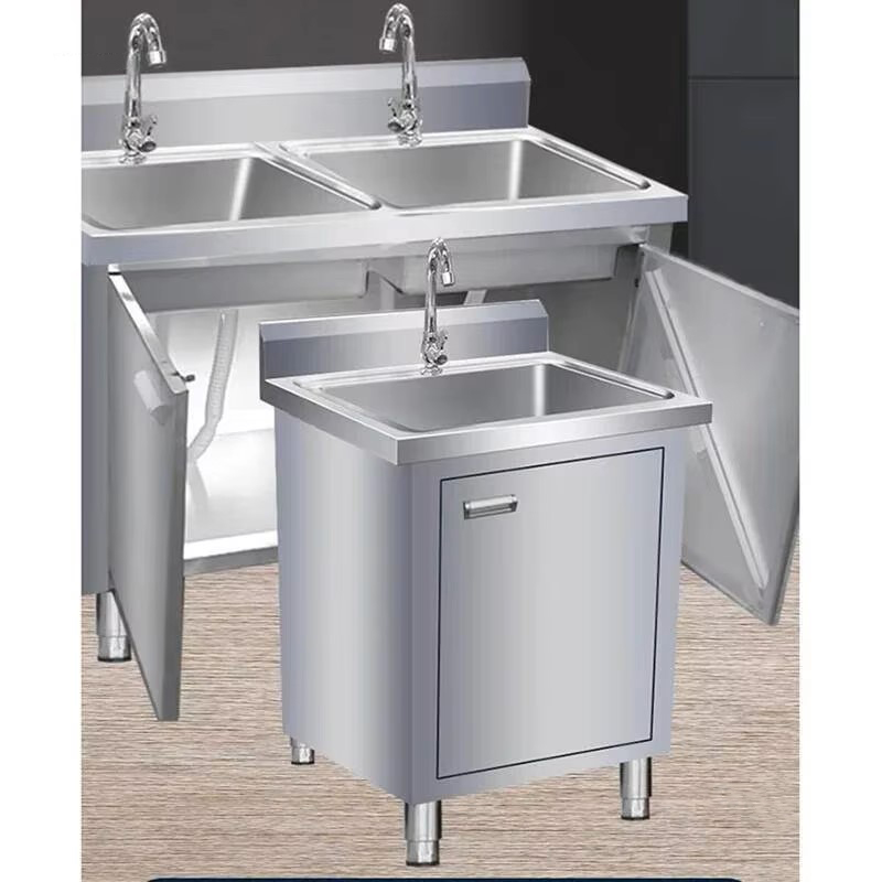 Commercial Kitchen Double Sink - Fregaderos de cocina de metal comerciales