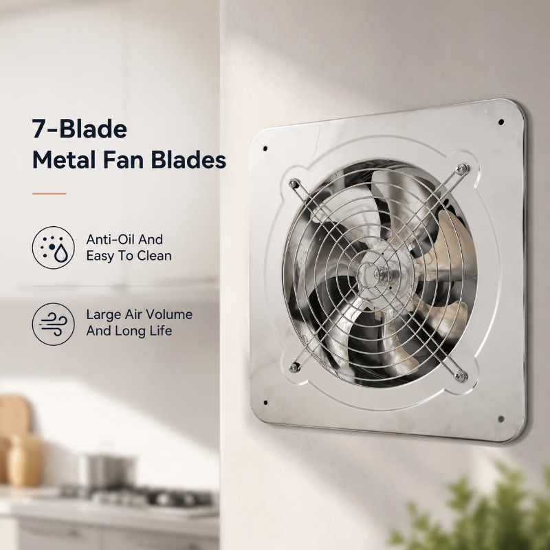 Commercial Kitchen Exhaust Fan - Extractor de Aire de Alta Velocidad