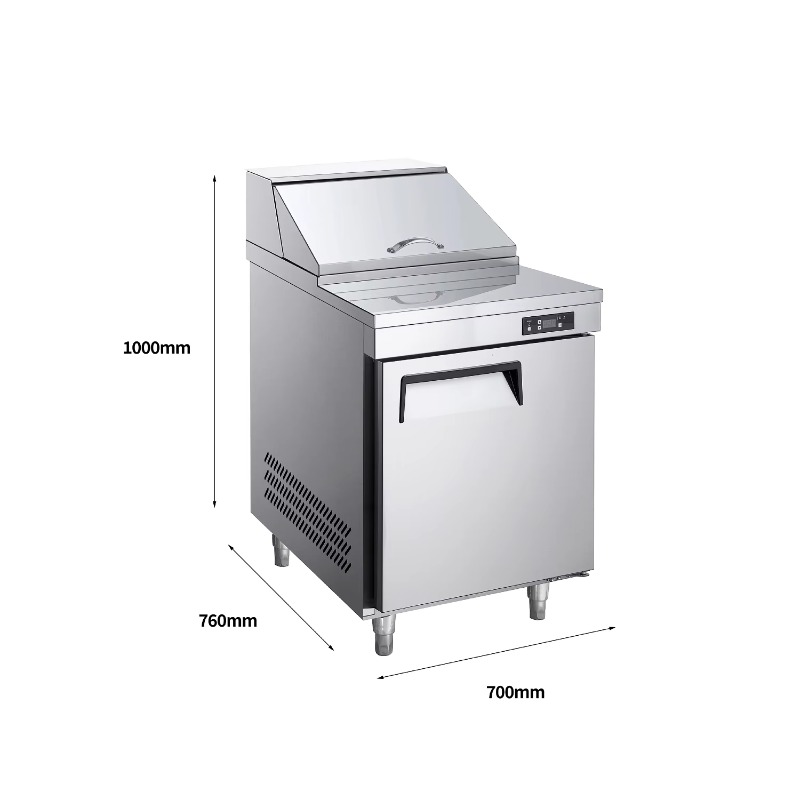Commercial Kitchen Backsplash - Refrigerador Comercial de Una Puerta NE-1101,