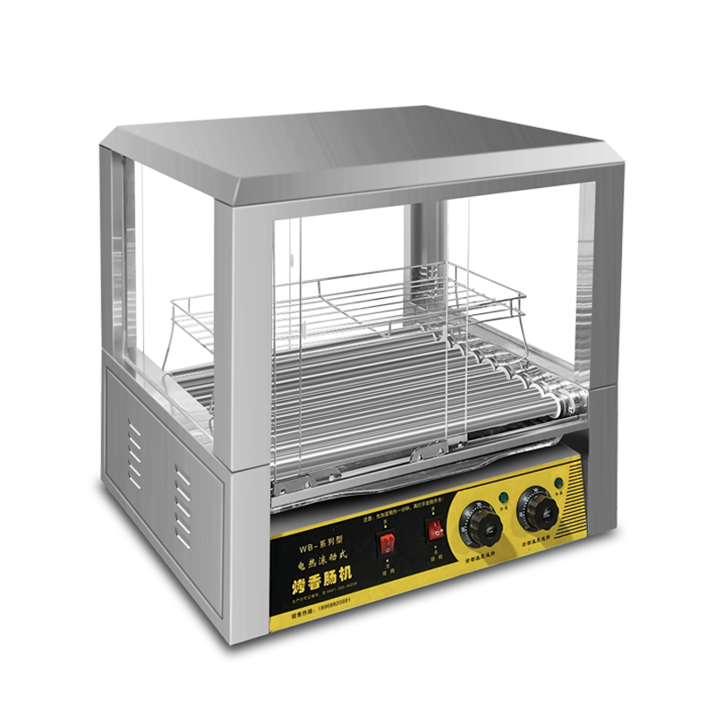 Hot Dog Roller Grill - Equipo Comercial para Snacks, Parrilla Eléctrica