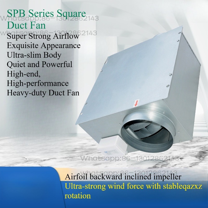 Commercial Kitchen Hood Exhaust Fans - Ventilador de conducto cuadrado superpotente para