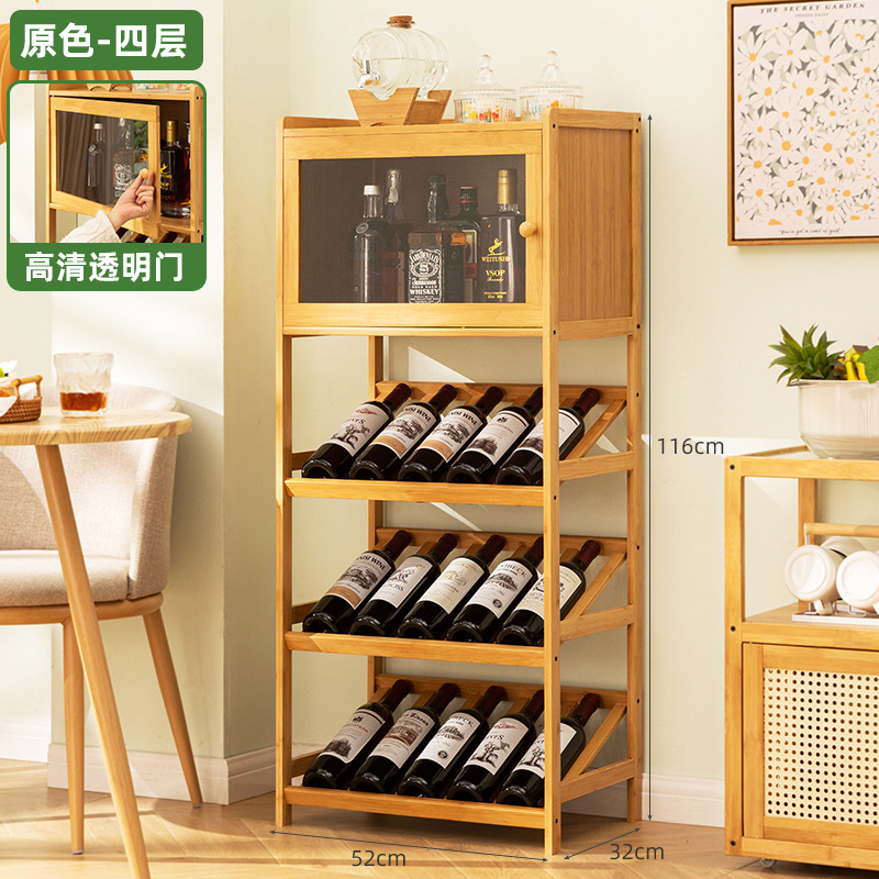 Estante para vino de bambú mac - Commercial Kitchen Rack reseña y precio