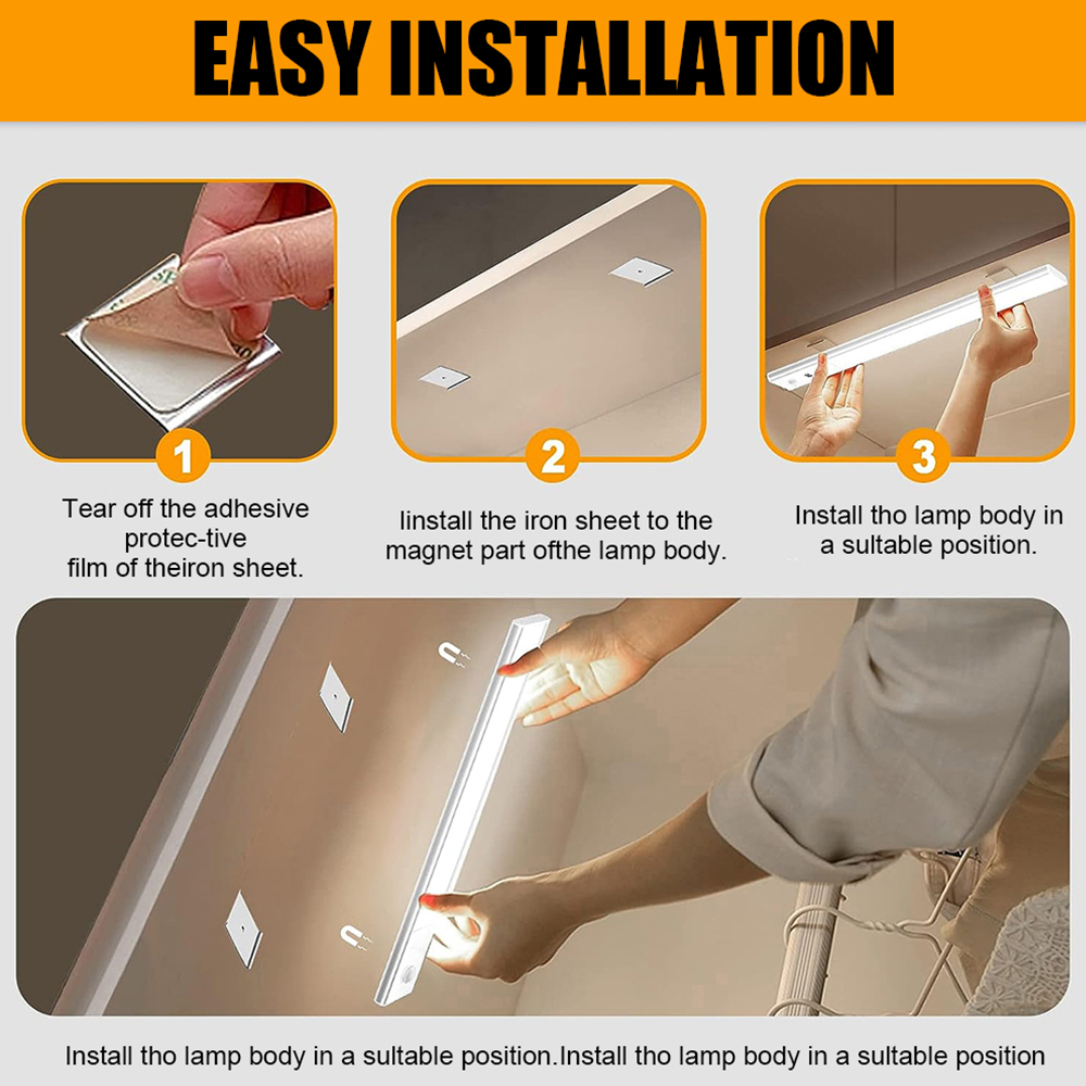 Luz nocturna LED ultrafina con - Commercial Kitchen Lights reseña y precio