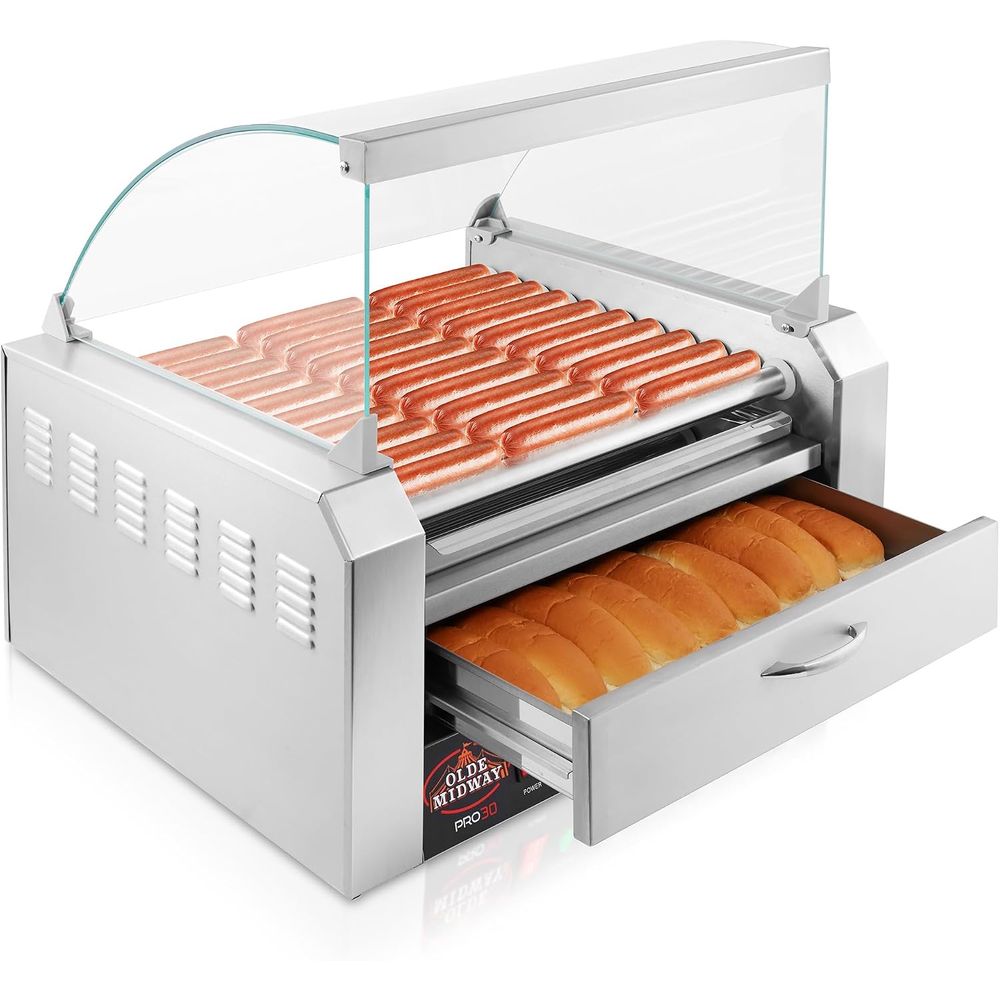 Olde Way Electric 30 Parrilla  - Hot Dog Roller Grill reseña y precio