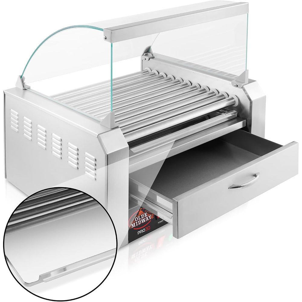Olde Way Electric 30 Parrilla  - Hot Dog Roller Grill reseña y precio