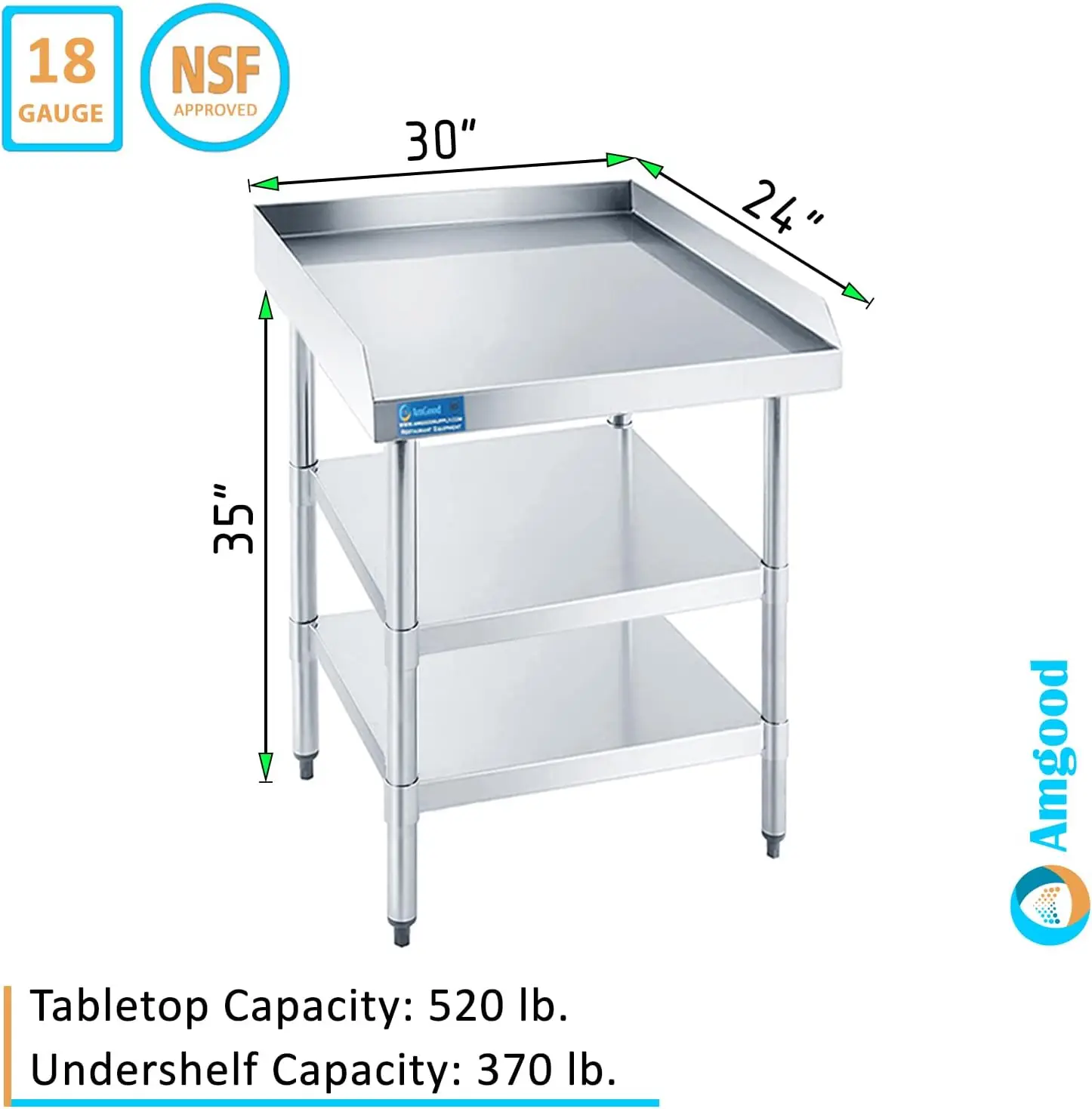 Mesa de Trabajo Comercial con  - Commercial Kitchen Backsplash reseña y precio