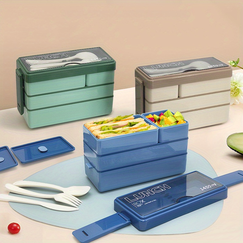 Fiambrera Bento de 1450ML, gra - Commercial Kitchen Utensil Organizer reseña y precio