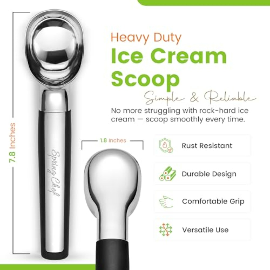 Cuchara para Helado de Metal R - Commercial Kitchen Dishwasher reseña y precio