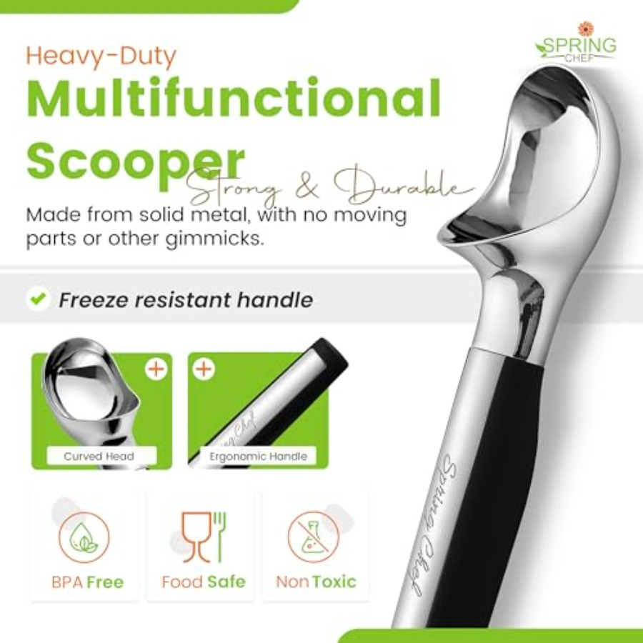 Cuchara para Helado de Metal R - Commercial Kitchen Dishwasher reseña y precio