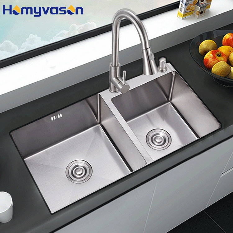 Fregadero de Cocina Doble de A - Commercial Kitchen Double Sink reseña y precio