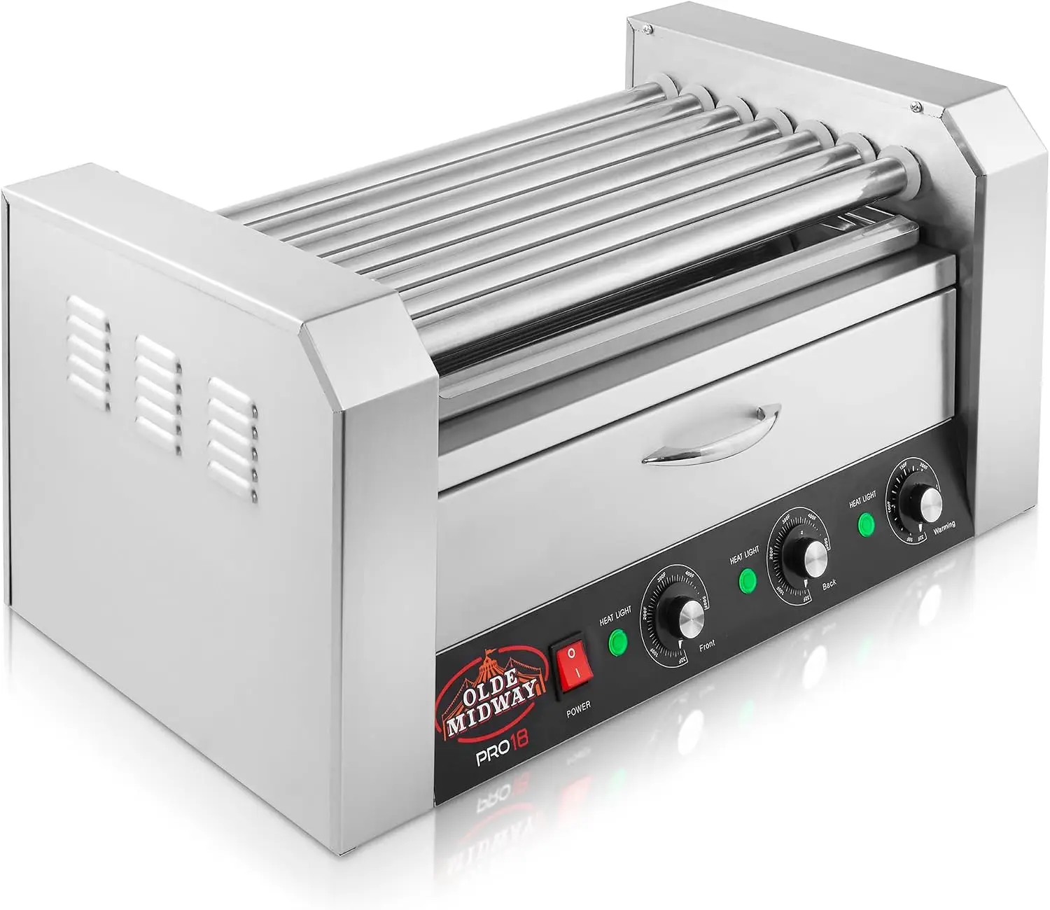 Máquina para Asar 18 Hot Dogs  - Hot Dog Roller Grill reseña y precio