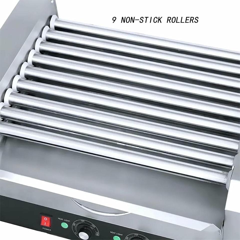 HHD09A Parrilla de Rodillos pa - Hot Dog Roller Grill reseña y precio