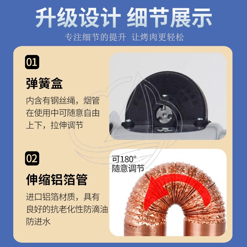 Campana Extractora Telescópica - Commercial Kitchen Hood Exhaust Fans reseña y precio