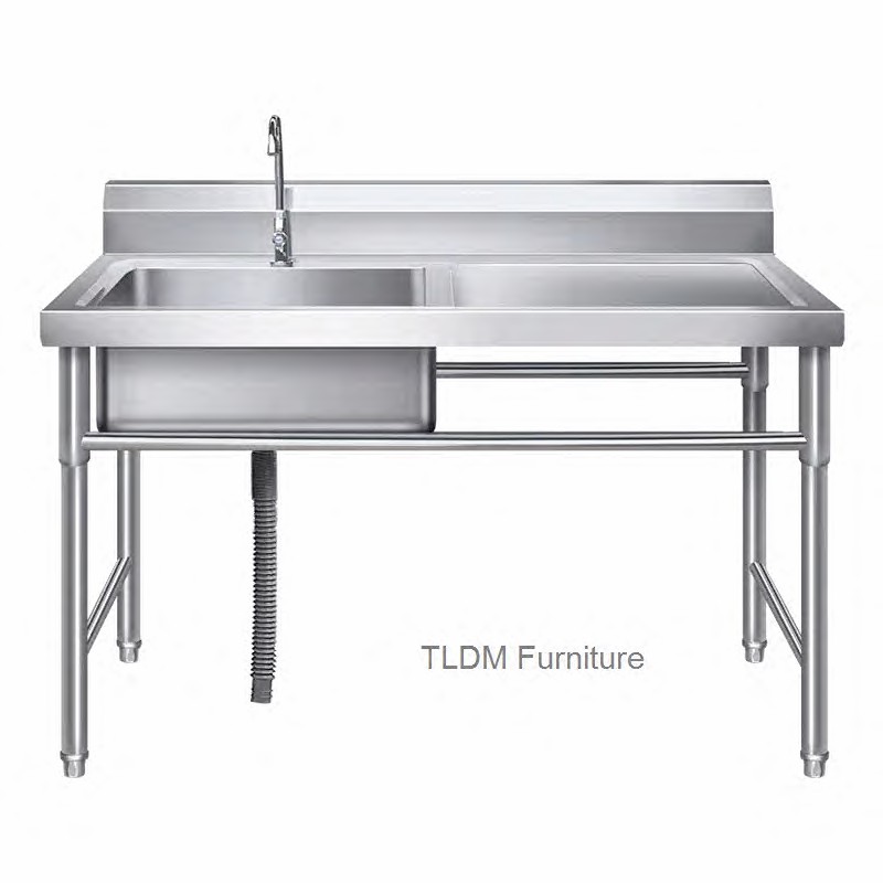 Fregaderos de cocina al aire l - Commercial Kitchen Double Sink reseña y precio