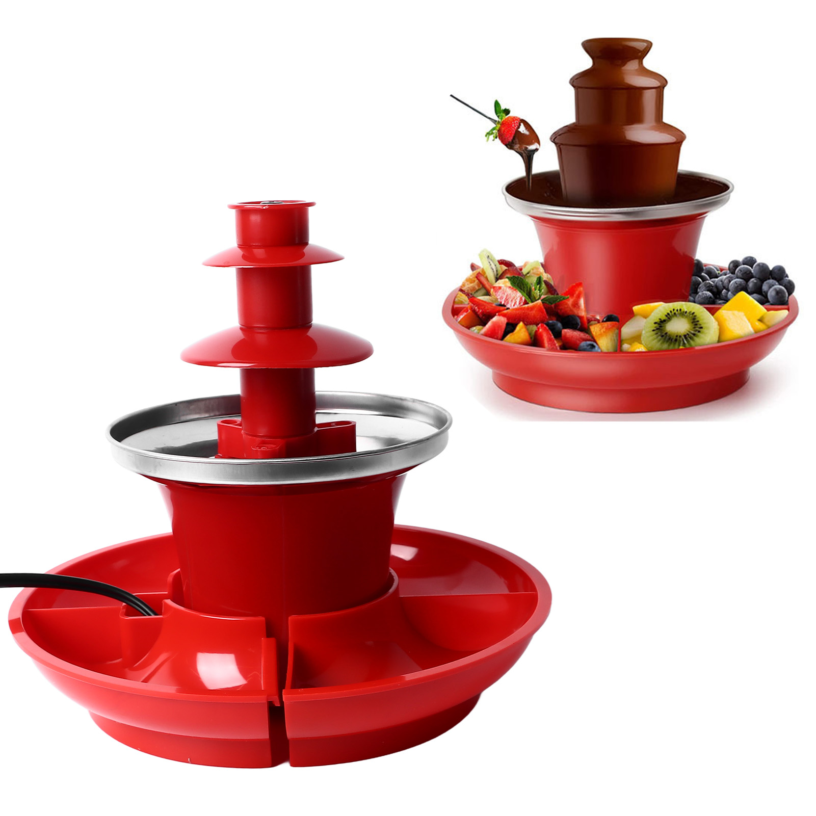 Fuente de Chocolate de 3 Nivel - Chocolate Fountain Commercial reseña y precio