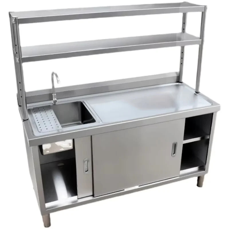 Fregadero Doble Comercial de A - Commercial Kitchen Double Sink reseña y precio