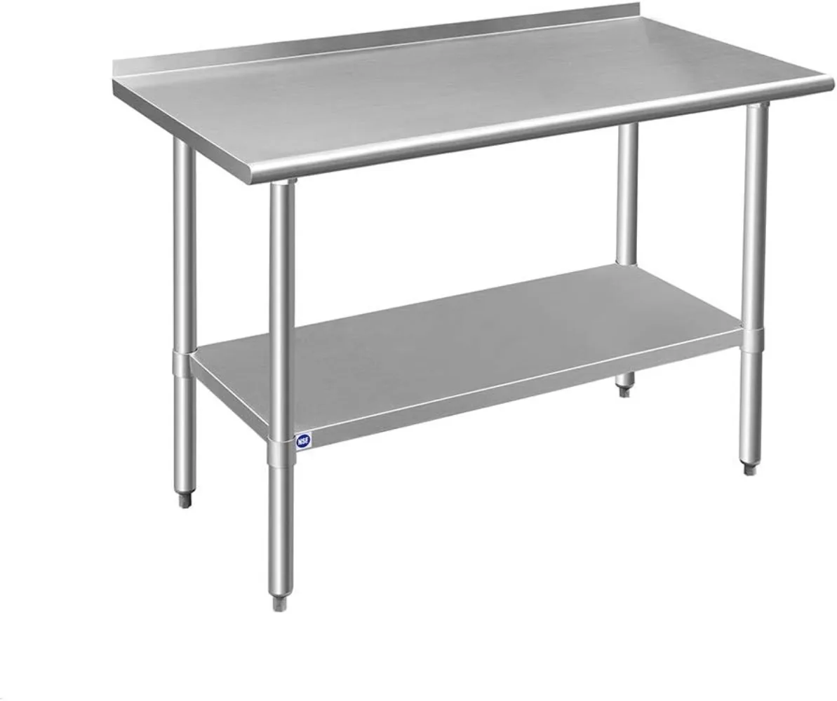 # Para mesa de acero inoxidabl - Commercial Kitchen Backsplash reseña y precio