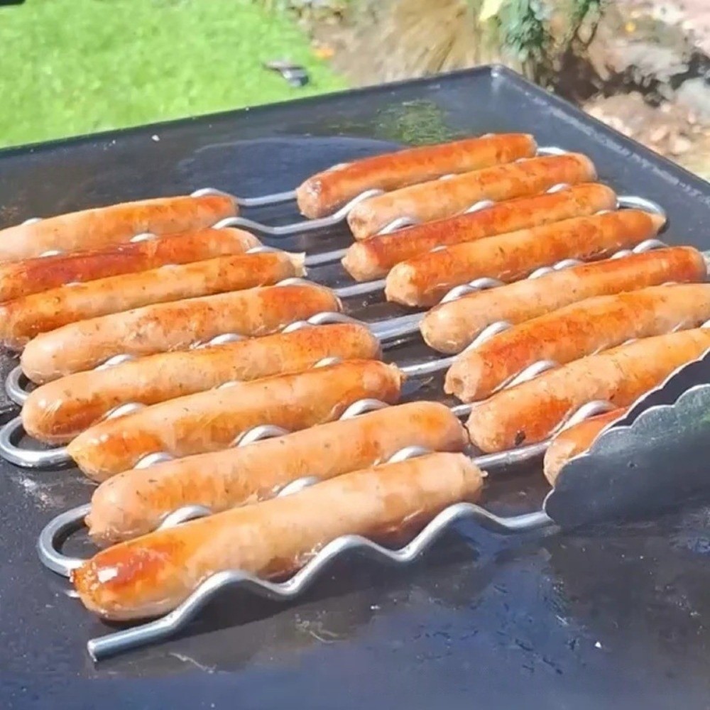 Rejilla de rodillo de salchich - Hot Dog Roller Grill reseña y precio
