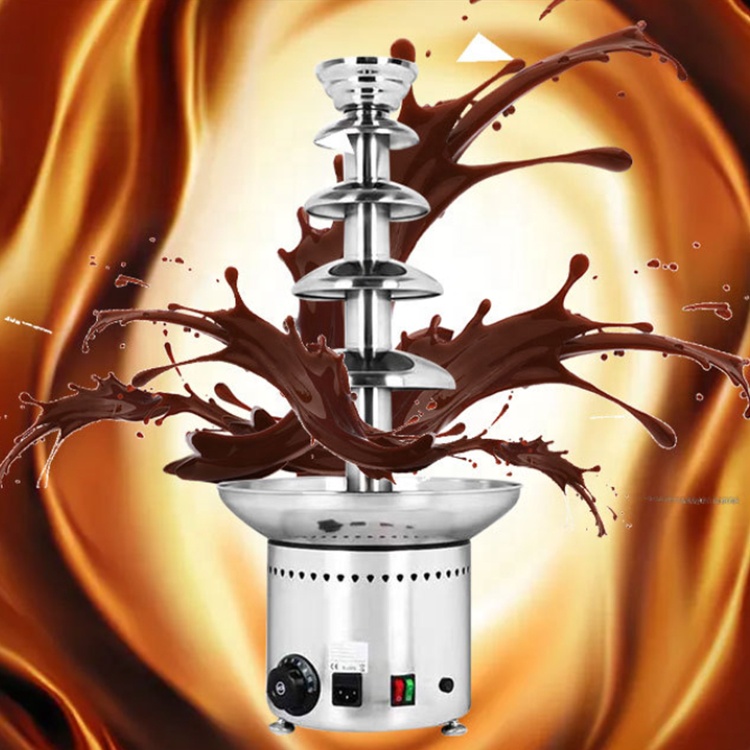 Mini máquina comercial de fuen - Chocolate Fountain Commercial reseña y precio