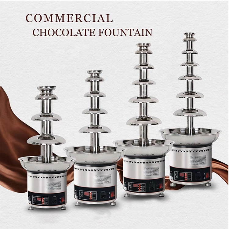 Mini máquina comercial de fuen - Chocolate Fountain Commercial reseña y precio