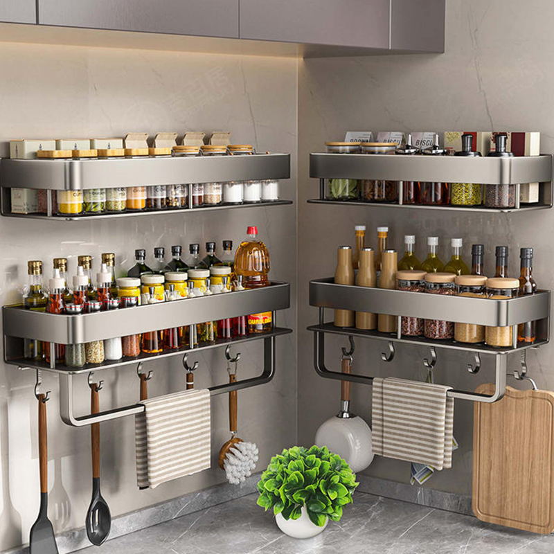 Estante de Cocina de Aluminio, - Commercial Kitchen Utensil Organizer reseña y precio