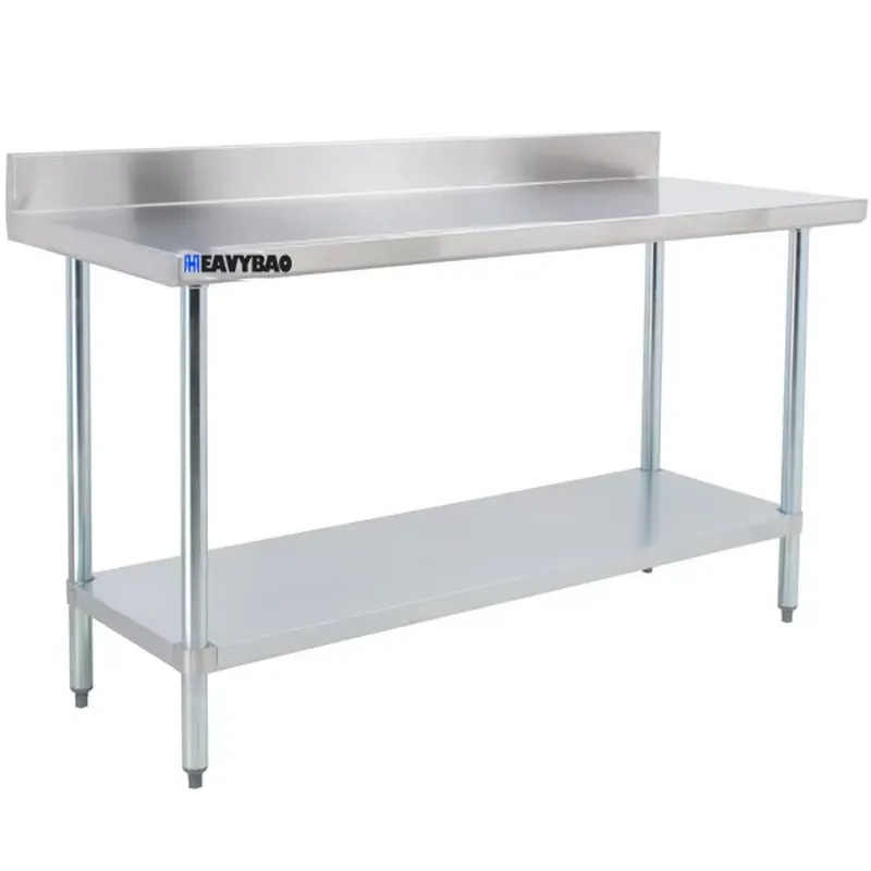 Mesa de trabajo comercial de a - Commercial Kitchen Backsplash reseña y precio