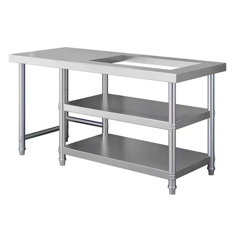 kz-Mesa de Trabajo de Acero In - Commercial Kitchen Backsplash reseña y precio