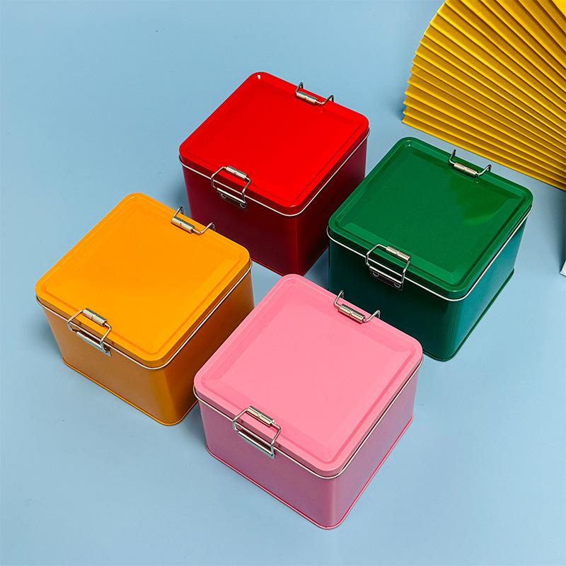 Caja de hojalata cuadrada para - Commercial Kitchen Utensil Organizer reseña y precio