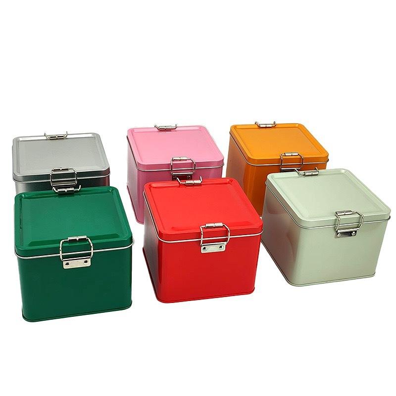 Caja de hojalata cuadrada para - Commercial Kitchen Utensil Organizer reseña y precio