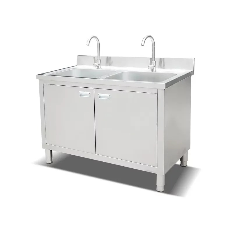Fregadero Comercial de Acero I - Commercial Kitchen Double Sink reseña y precio
