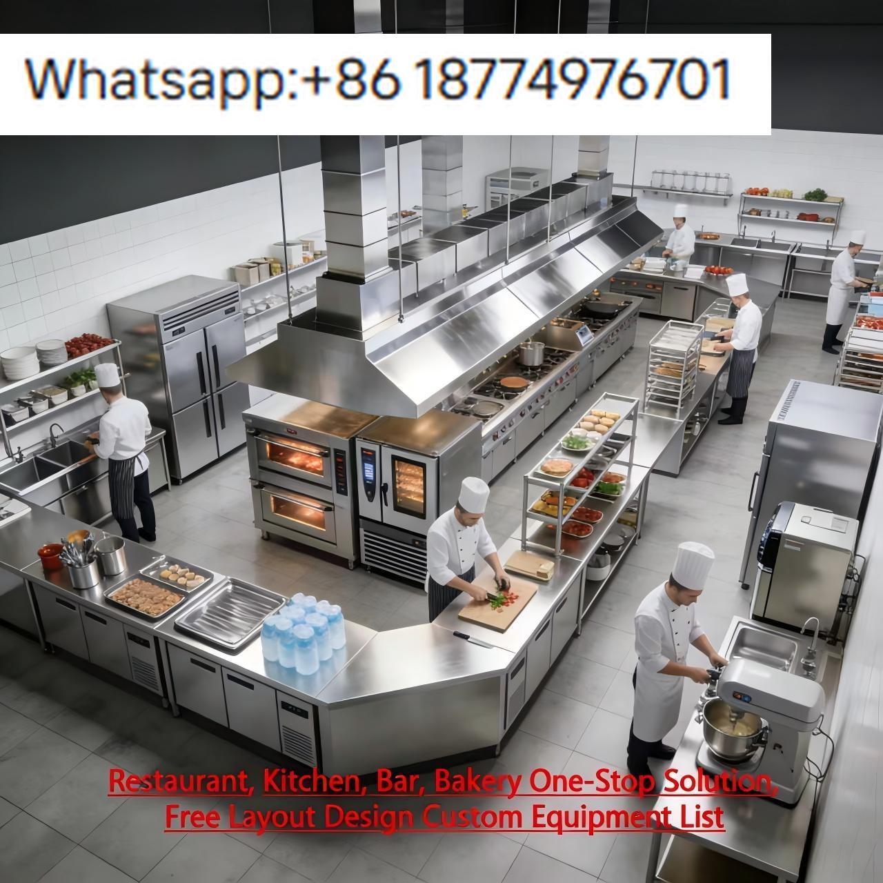 Equipo Comercial de Comida Ráp - Commercial Kitchen Layout Design reseña y precio