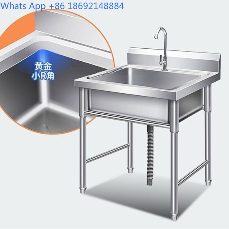 Fregadero comercial de acero i - Commercial Kitchen Double Sink reseña y precio