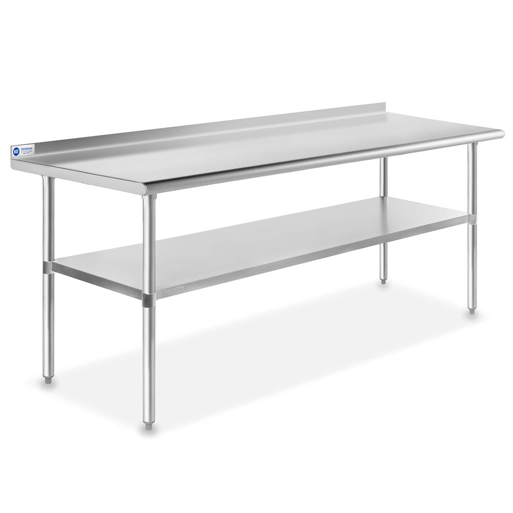 Mesa de Preparación de Cocina  - Commercial Kitchen Backsplash reseña y precio