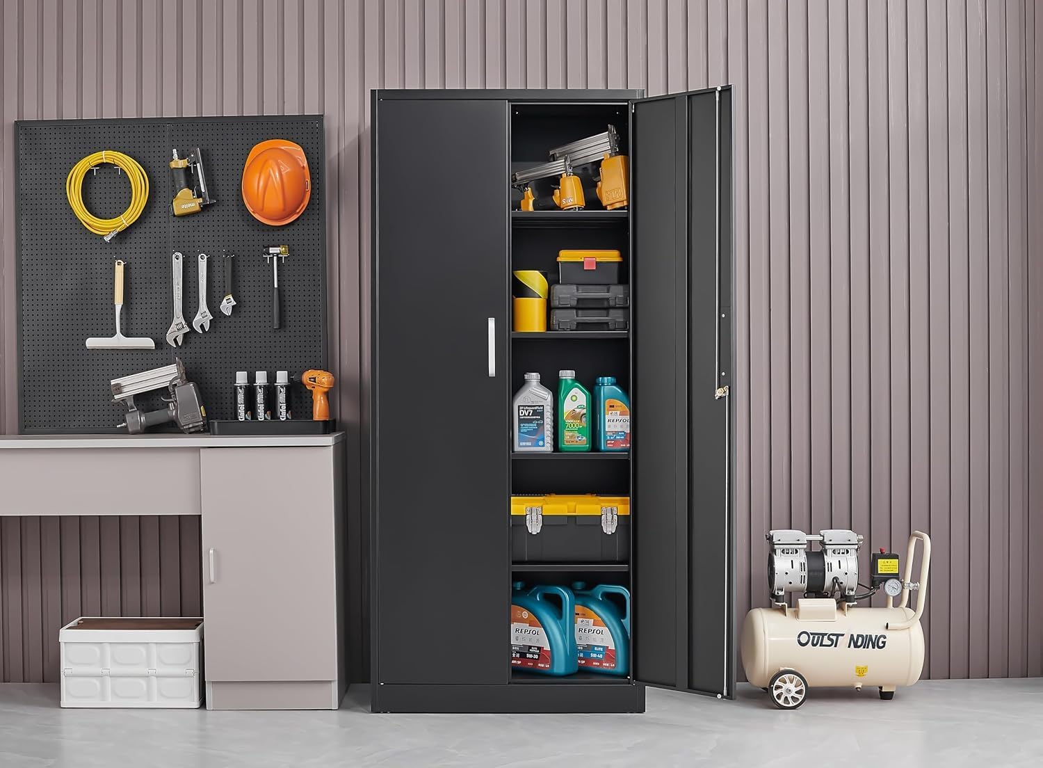 Armario de almacenamiento metá - Commercial Kitchen Rack reseña y precio