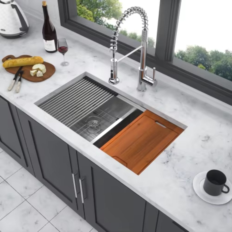 Juego de Fregadero Doble Moder - Commercial Kitchen Double Sink reseña y precio