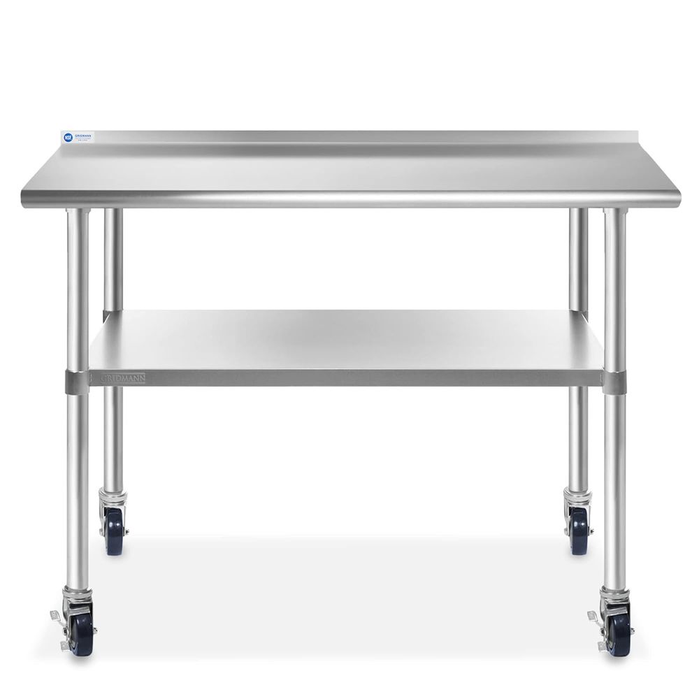 Mesa de Acero Inoxidable de 72 - Commercial Kitchen Backsplash reseña y precio
