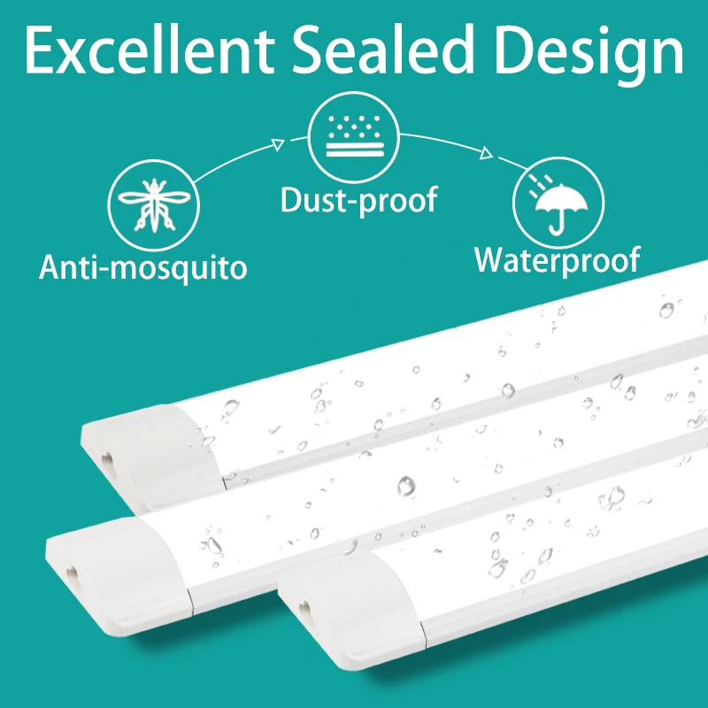 Tubo de luz Led a prueba de hu - Commercial Kitchen Lights reseña y precio