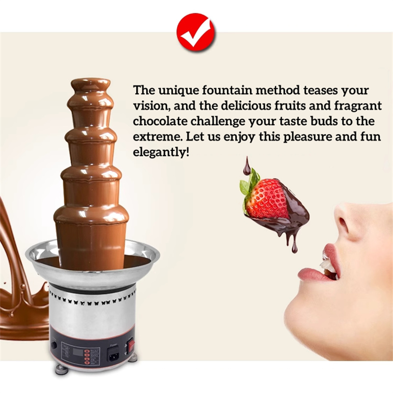 Máquina comercial de cascada d - Chocolate Fountain Commercial reseña y precio
