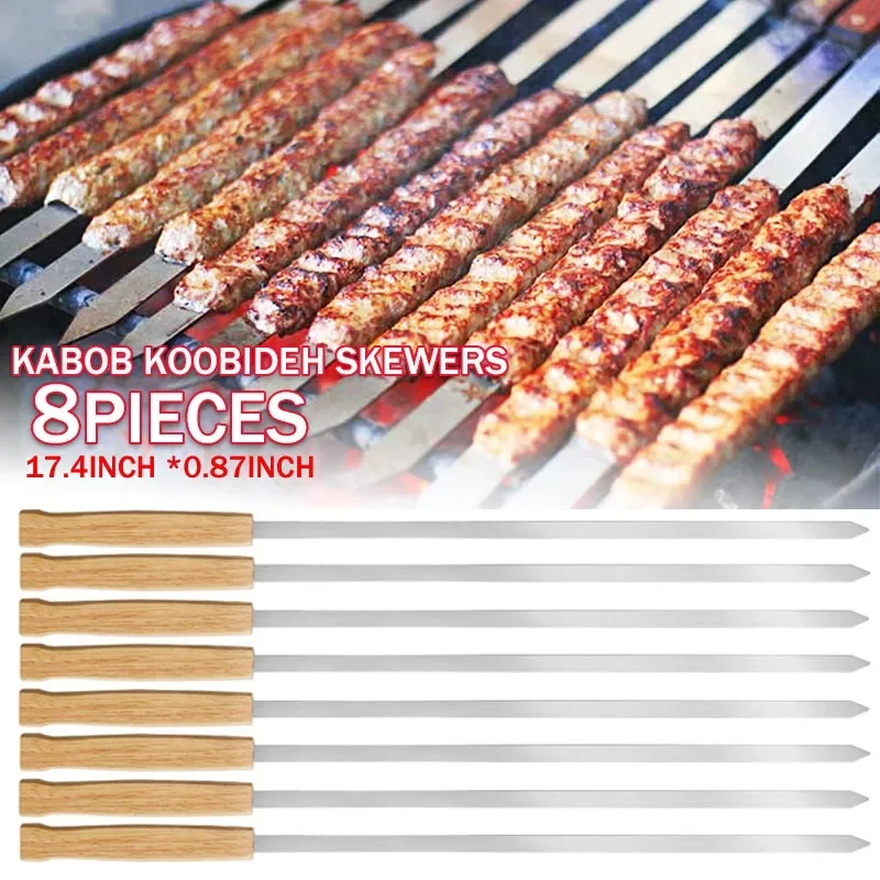 6/8 Uds Kabab Koobideh brochet - Hot Dog Roller Grill reseña y precio