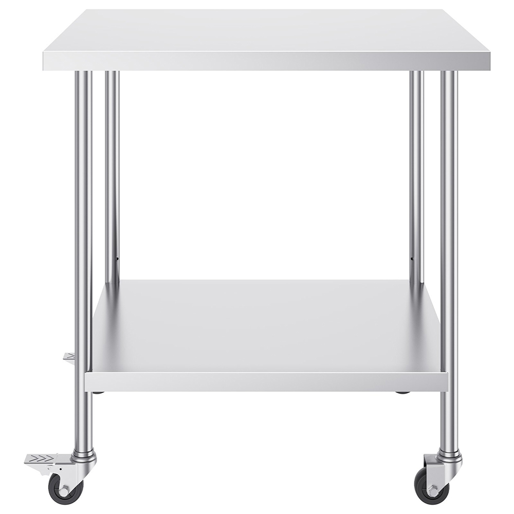 Mesa comercial de acero inoxid - Commercial Kitchen Backsplash reseña y precio