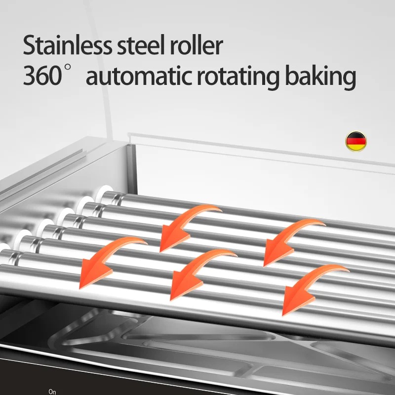 Máquina de Asar Salchichas Com - Hot Dog Roller Grill reseña y precio